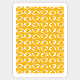 Abstract Brushstroke Pattern Sticker